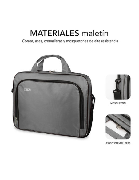 Maletín SUBBLIM Oxford 13.3 - 14 Gris