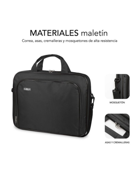 Maletín SUBBLIM Oxford 15.4 - 16 Negro