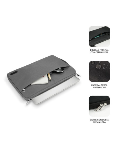Funda SUBBLIM 15,6 Urban Laptop Gris