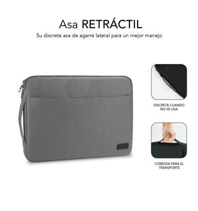 Funda SUBBLIM 15,6 Urban Laptop Gris