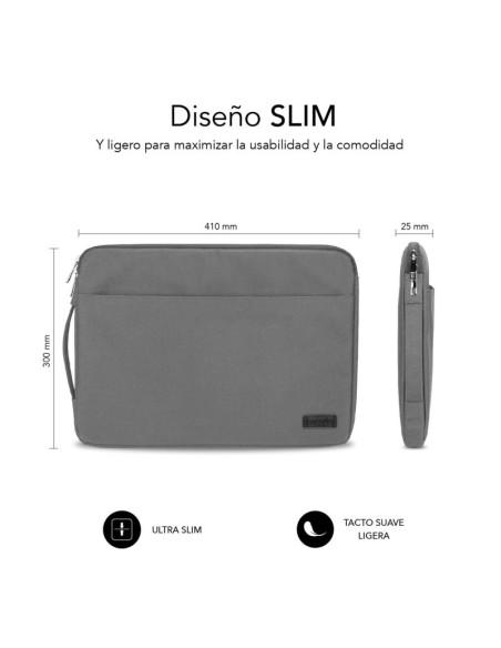 Funda SUBBLIM 15,6 Urban Laptop Gris