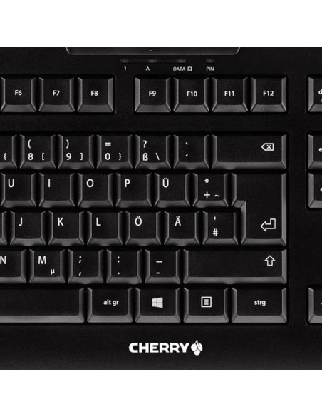 Teclado Cherry KC 1000 Negro + Lector DNIE
