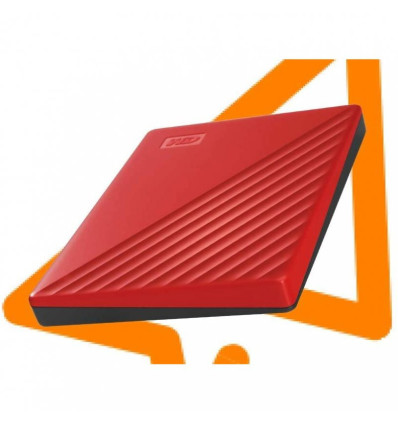 Disco Duro Externo WD My Passport 2TB Rojo