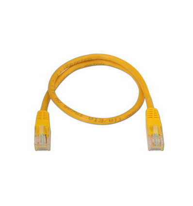 NANOCABLE 0.5M CAT 6 - Comprar Cable de Red Amarillo