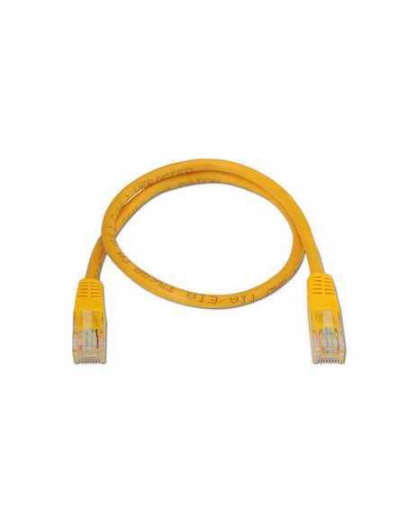 NANOCABLE 0.5M CAT 6 - Comprar Cable de Red Amarillo