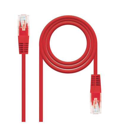 NANOCABLE 2M CAT 6 Rojo - Comprar cable de Red Rojo