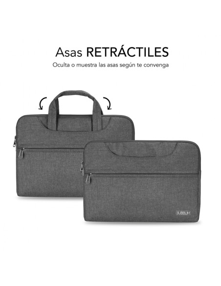 SUBBLIM 15,6" Elegant Laptop - Comprar funda para portátil Gris
