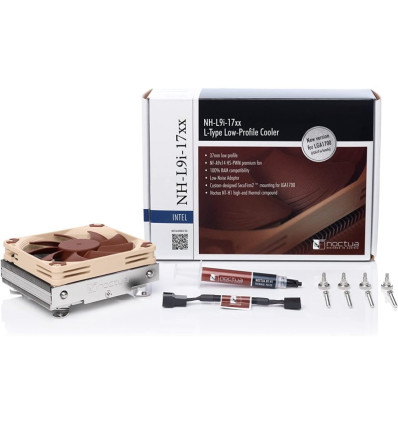 Noctua CPU NH-L9I-17XX Marrón 92mm Disipador CPU