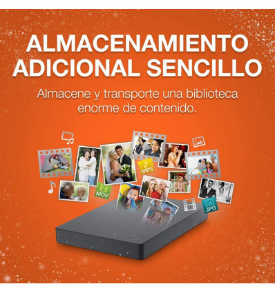 Disco Duro Externo Seagate Basic 2TB 2.5 USB 3.0
