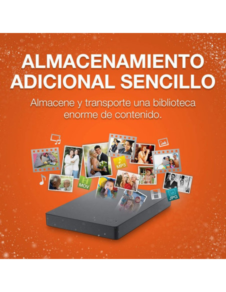 Disco Duro Externo Seagate Basic 2TB 2.5 USB 3.0