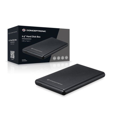 Caja Externa CONCEPTRONIC 2.5" USB-C/USB 3.1