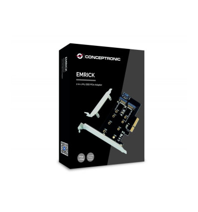 Tarjeta CONCEPTRONIC EMRICK PCIE 2 X SSD M.2 NVMe