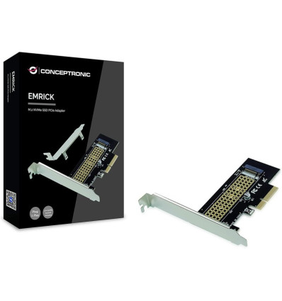 Tarjeta Conceptronic Emrick Adaptador PCIe SSD M.2 NVMe