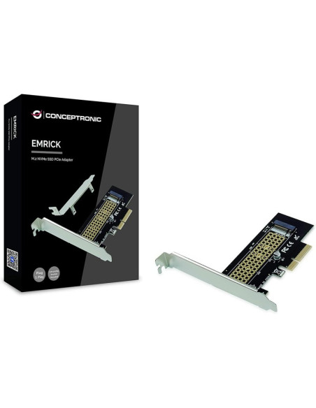 Tarjeta Conceptronic Emrick Adaptador PCIe SSD M.2 NVMe
