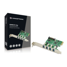 Tarjeta Conceptronic Emrick U34 PCIe 4 X USB 3.0