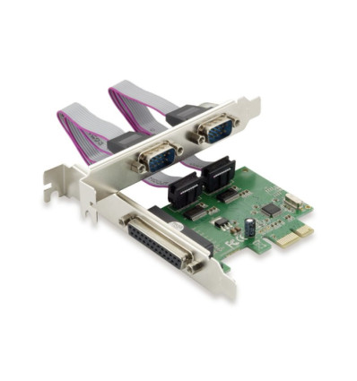 Tarjeta Conceptronic PCIe 1 X Paralelo - 2 X Serie