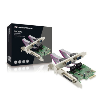 Tarjeta Conceptronic PCIe 1 X Paralelo - 2 X Serie