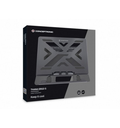 Base Refrigeración Conceptronic Portátil Thana Ergo S 15,6"