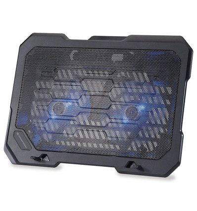 Base Refrigeradora Conceptronic para Portátil 15,6" 2 Ventiladores