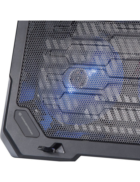 Base Refrigeradora Conceptronic para Portátil 15,6" 2 Ventiladores
