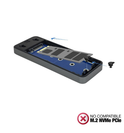 Caja Externa TOOQ TQE-2281G M.2 SATA