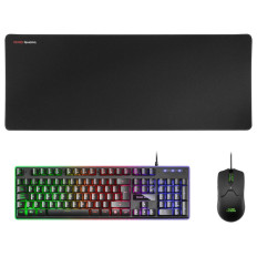 Kit Gaming Mars Gaming MCPX Teclado + Ratón + Alfombrilla