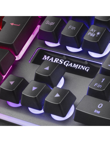 Kit Gaming Mars Gaming MCPX Teclado + Ratón + Alfombrilla