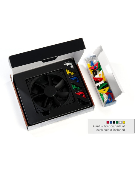 Ventilador Noctua NF-S12A PWM Chromax Negro