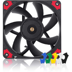 Ventilador Noctua NF-S12A PWM Chromax Negro