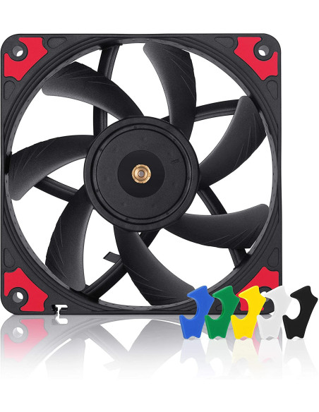 Ventilador Noctua NF-S12A PWM Chromax Negro