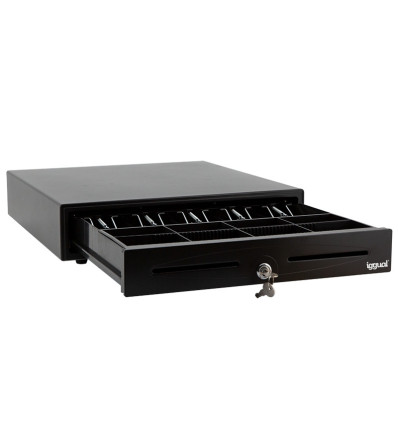 Cajón Portamonedas IGGUAL IRON-50 42cm Negro