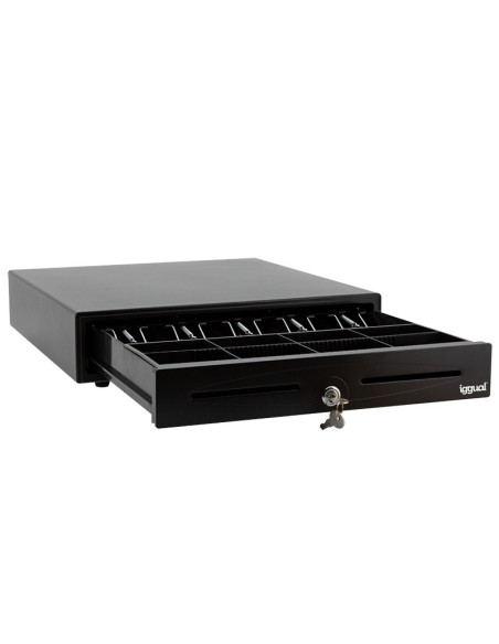 Cajón Portamonedas IGGUAL IRON-50 42cm Negro