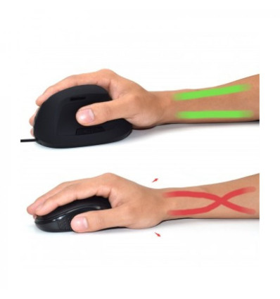 Ratón EWENT Vertical Ergonómico óptico