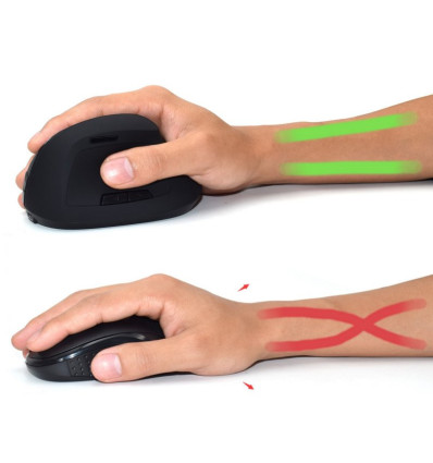 Ratón EWENT Vertical Ergonómico Inalámbrico