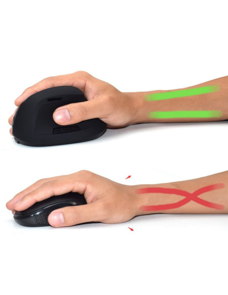 Ratón EWENT Vertical Ergonómico Inalámbrico