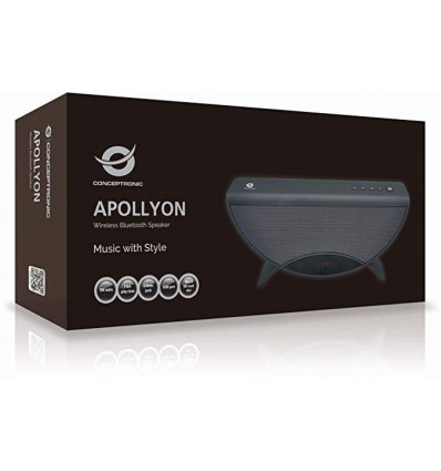 Altavoz Conceptronic Apollyon 01G Bluetooth Dorado