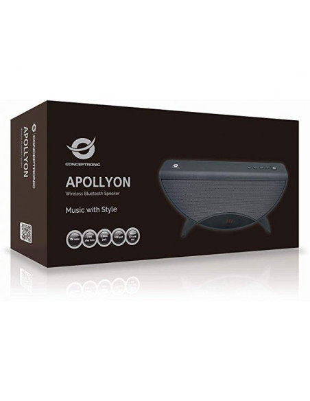 Altavoz Conceptronic Apollyon 01G Bluetooth Dorado