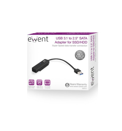 Cable Ewent EW7017 Cable Usb 3.1 A Sata