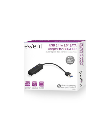 Cable Ewent EW7017 Cable Usb 3.1 A Sata