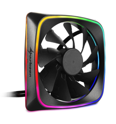 Ventilador Caja Sharkoon RGB Shark Lights