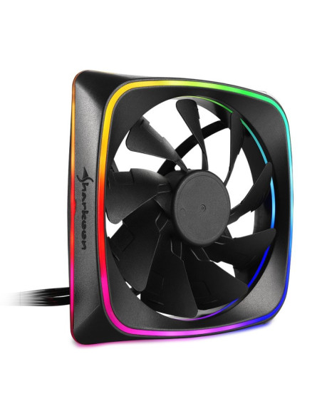 Ventilador Caja Sharkoon RGB Shark Lights