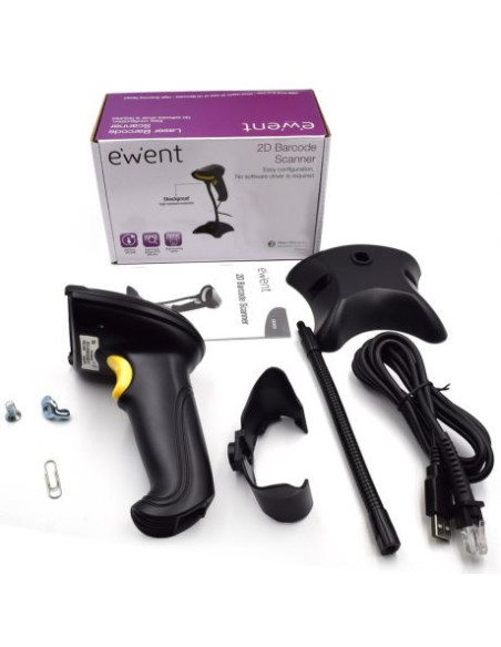 Lector códigos de barras 2D USB Ewent EW3410