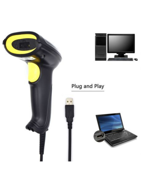 Lector códigos de barras 2D USB Ewent EW3410