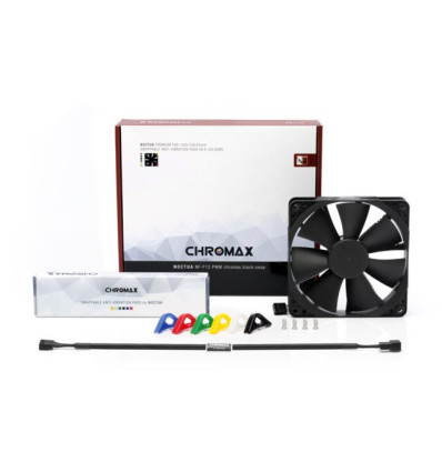 Ventilador Noctua NF-F12 PWM Chromax Black Swap