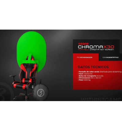 Chroma Verde Para Silla Ozone Chroma X30