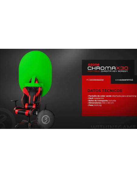 Chroma Verde Para Silla Ozone Chroma X30