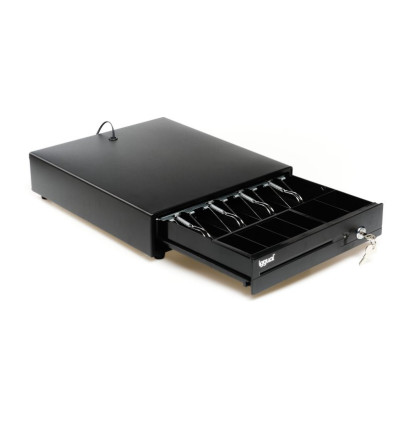 Cajón Portamonedas IGGUAL IRON-10 38cm 4+6 negro