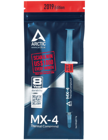 Pasta Térmica ARCTIC MX-4 (4g) EDICION 2019
