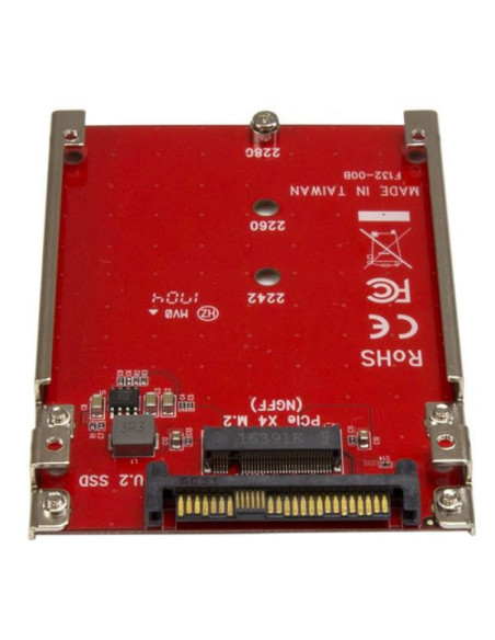 Adaptador Startech PCI-e M.2 a U.2 SSD NVME