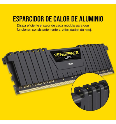 Corsair Vengeance LPX 32GB DDR4 3200MHz - Comprar Memoria Doble Canal